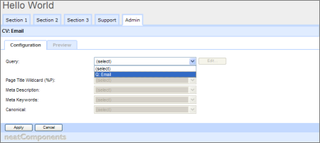 Codeless app development set data entry form