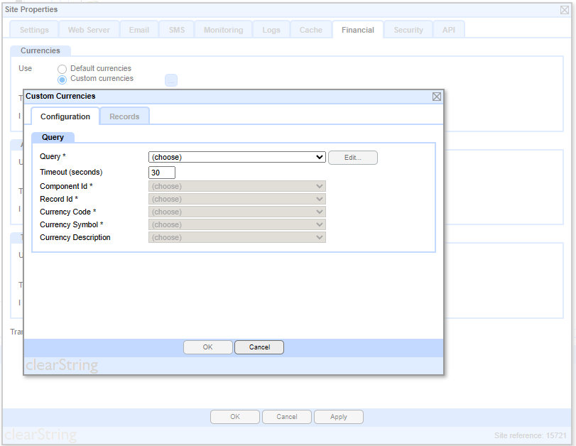 neatComponents - Currency Data Feed