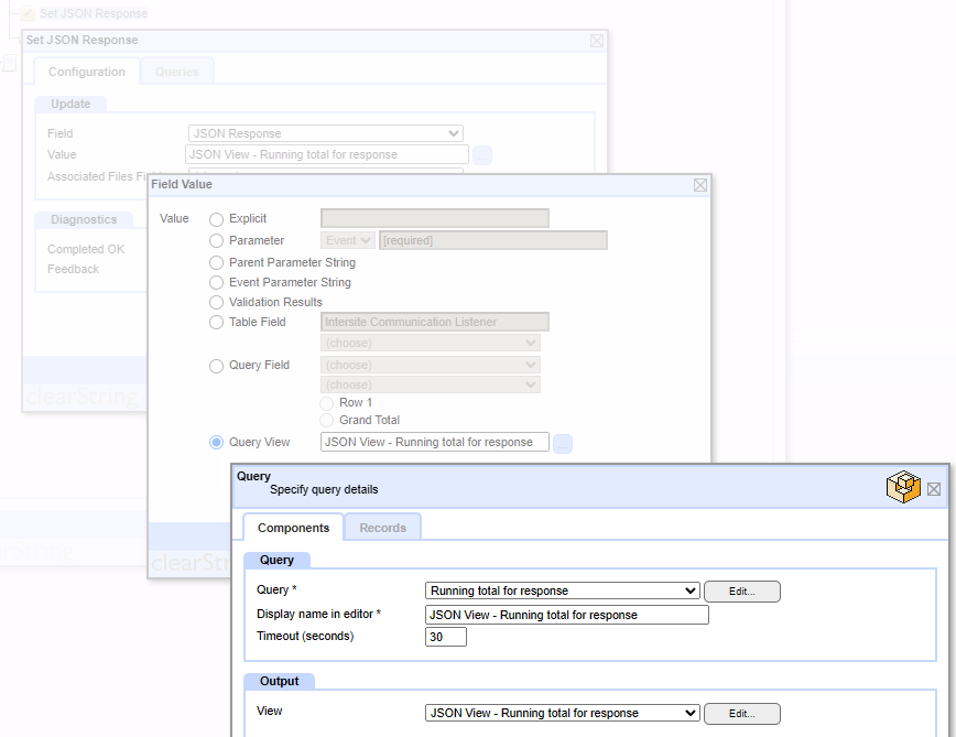 neatComponents - Respond with data
